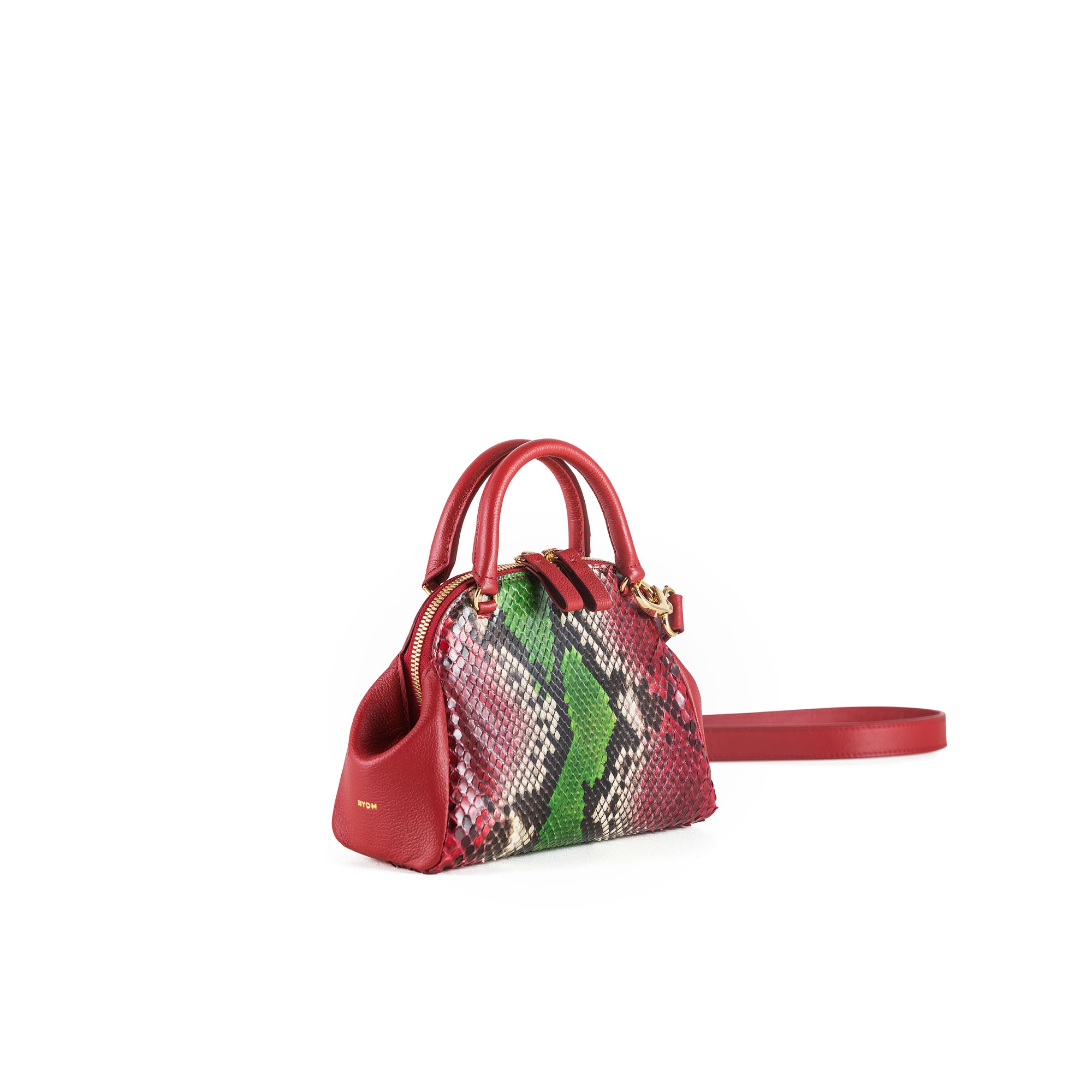 BOC BAG _ PYTHON _ RED _ MINI
