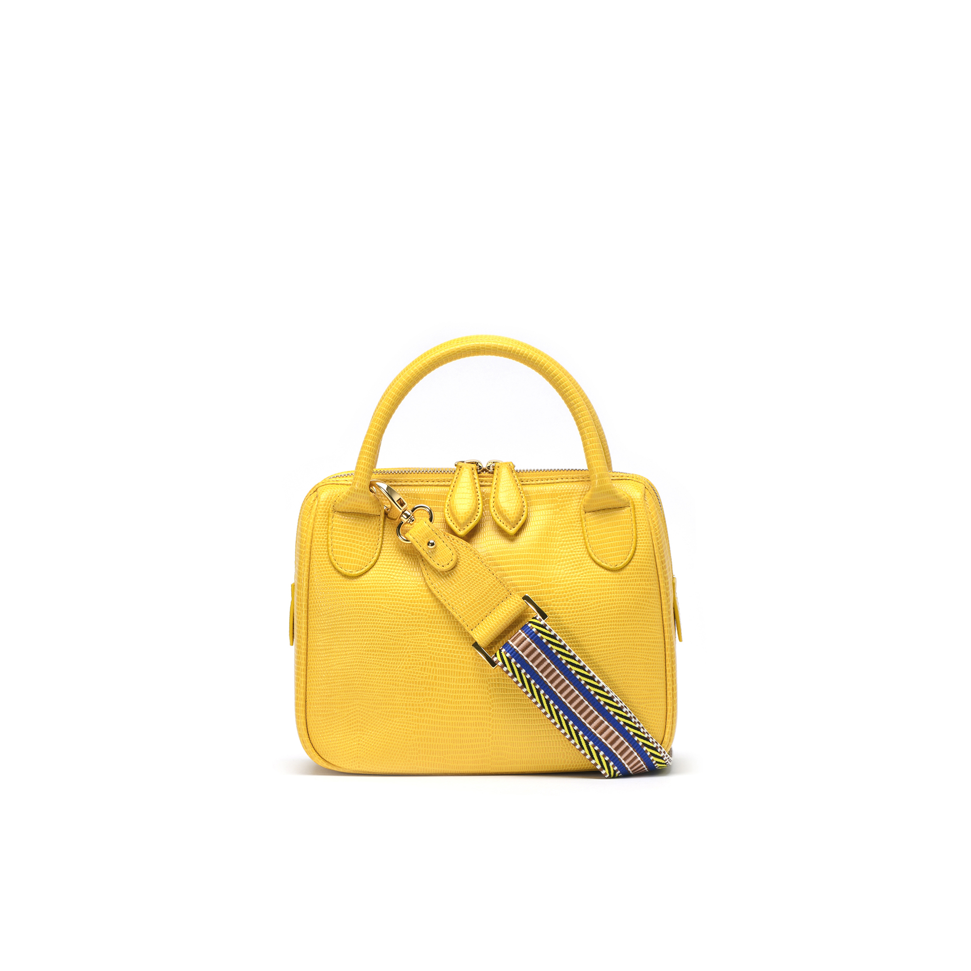 GRAMERCY BAG _ LIZARD YELLOW _ MINI
