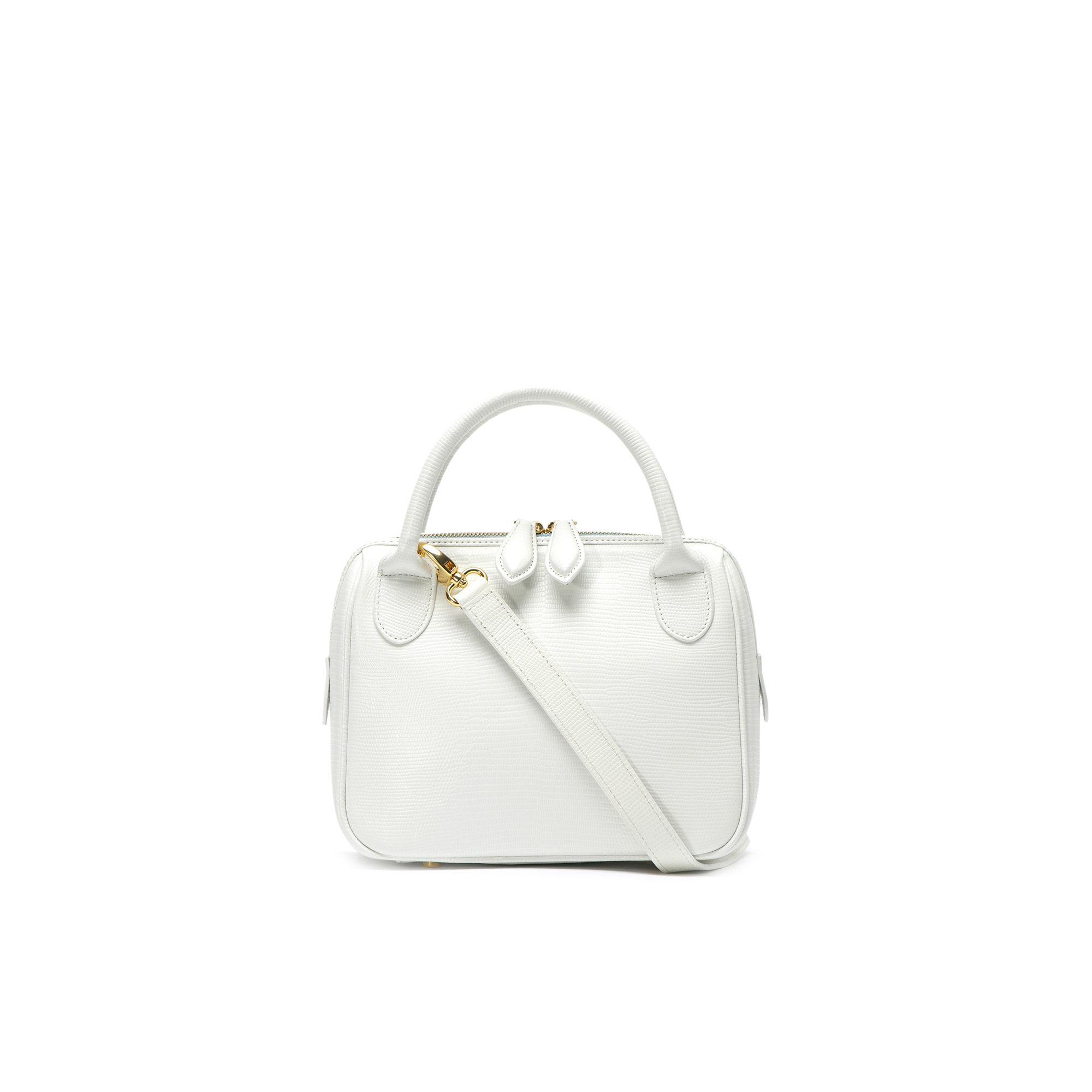 GRAMERCY BAG _ LIZARD WHITE _ MINI