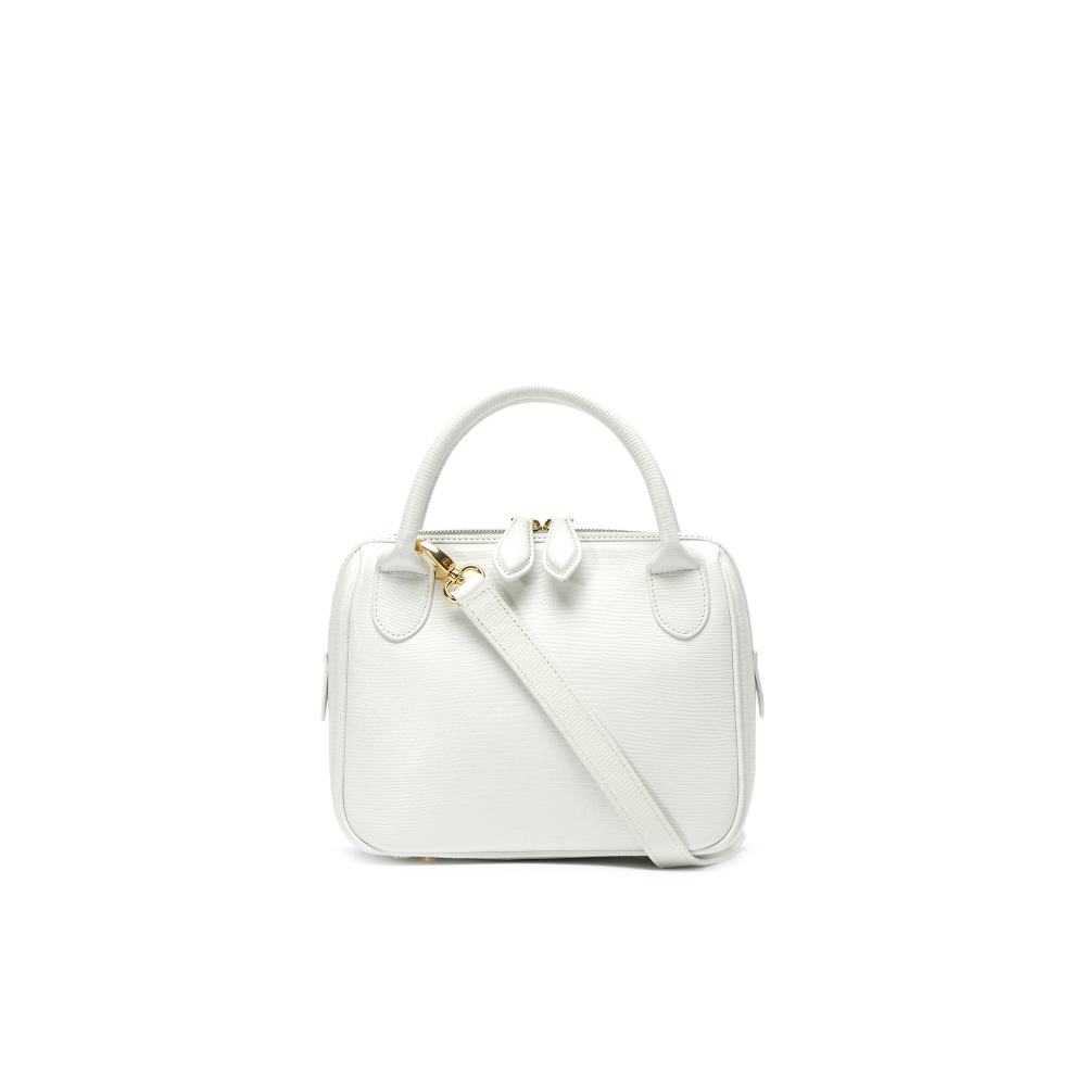 GRAMERCY BAG _ LIZARD WHITE _ MINI