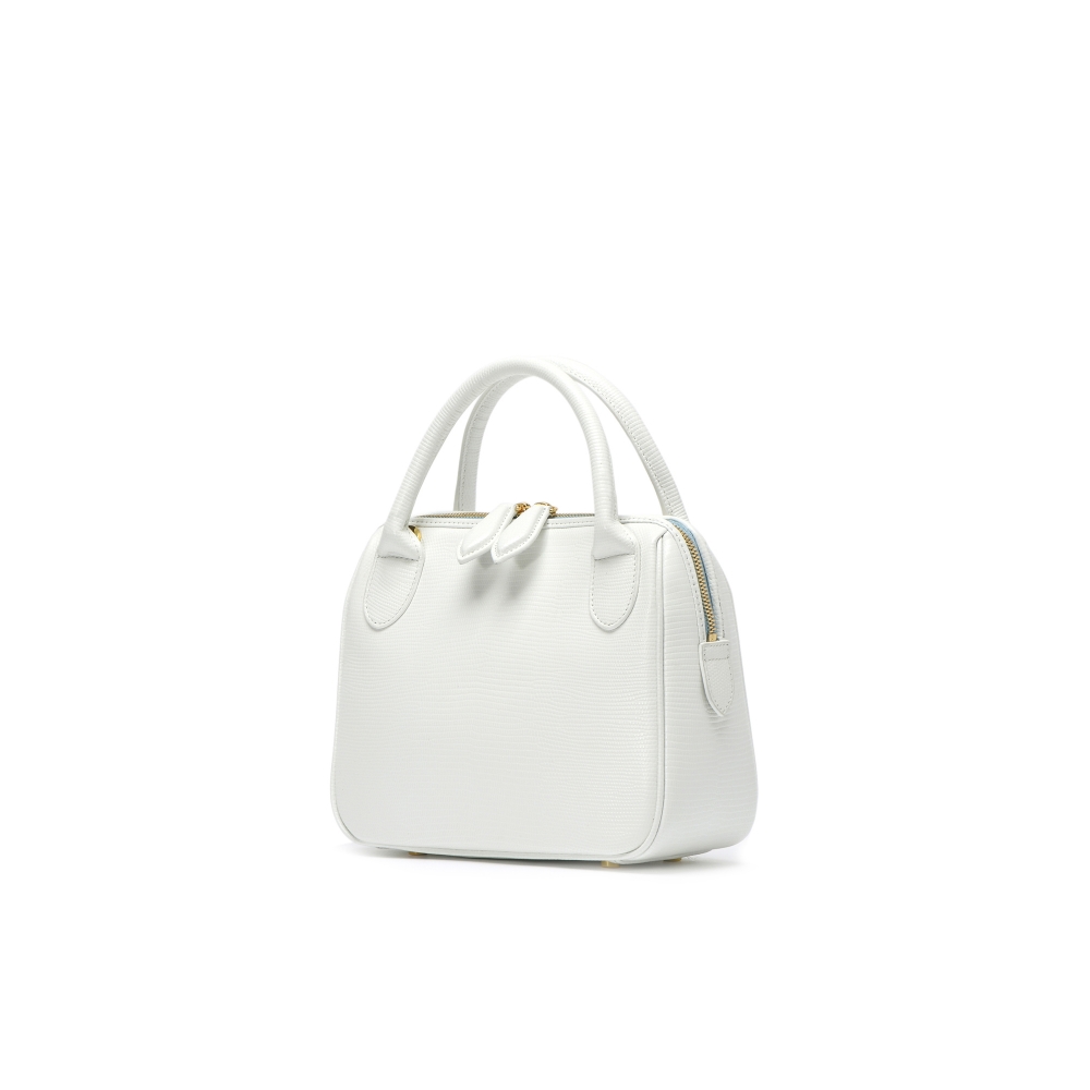GRAMERCY BAG _ LIZARD WHITE _ MINI