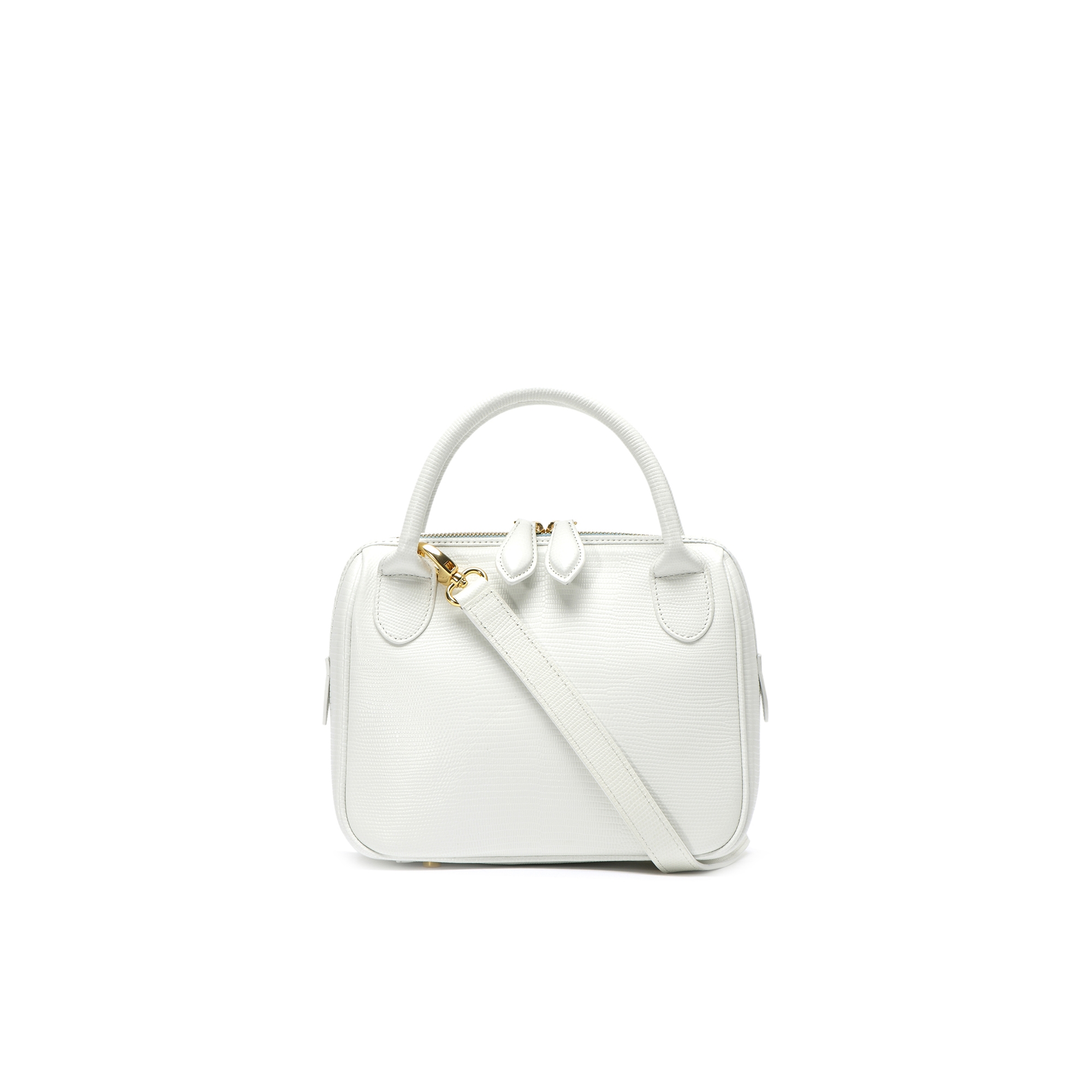 GRAMERCY BAG _ LIZARD WHITE _ MINI