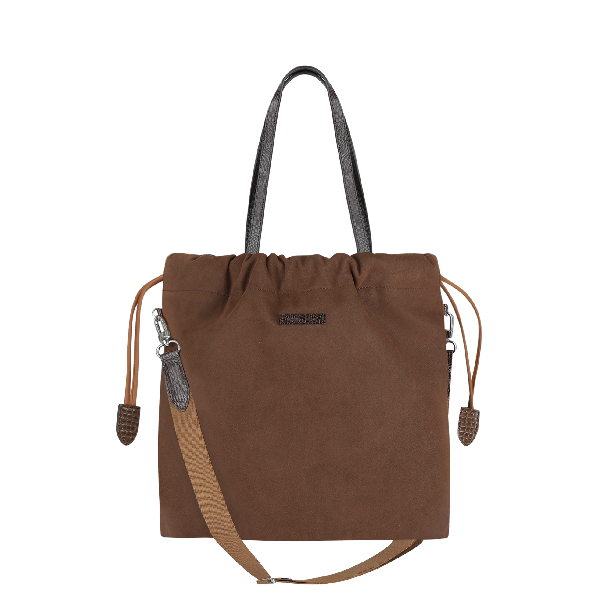 T-ALL BAG _ SUEDE COCOA _ L