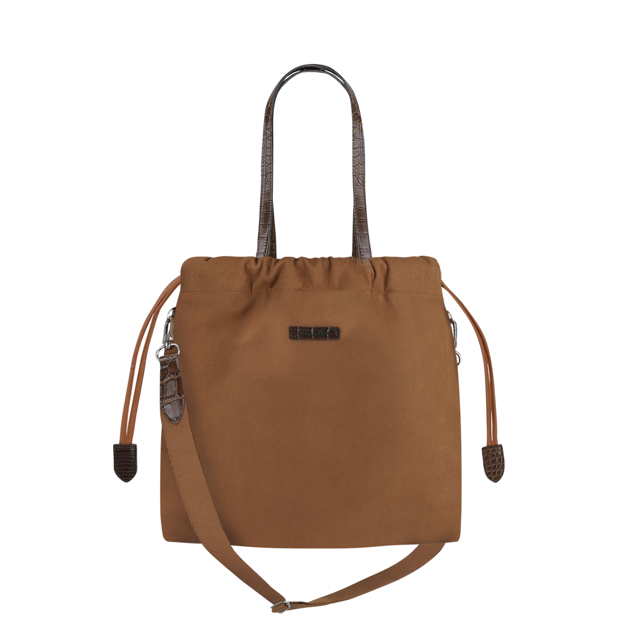 T-ALL BAG _ SUEDE COGNAC _ L