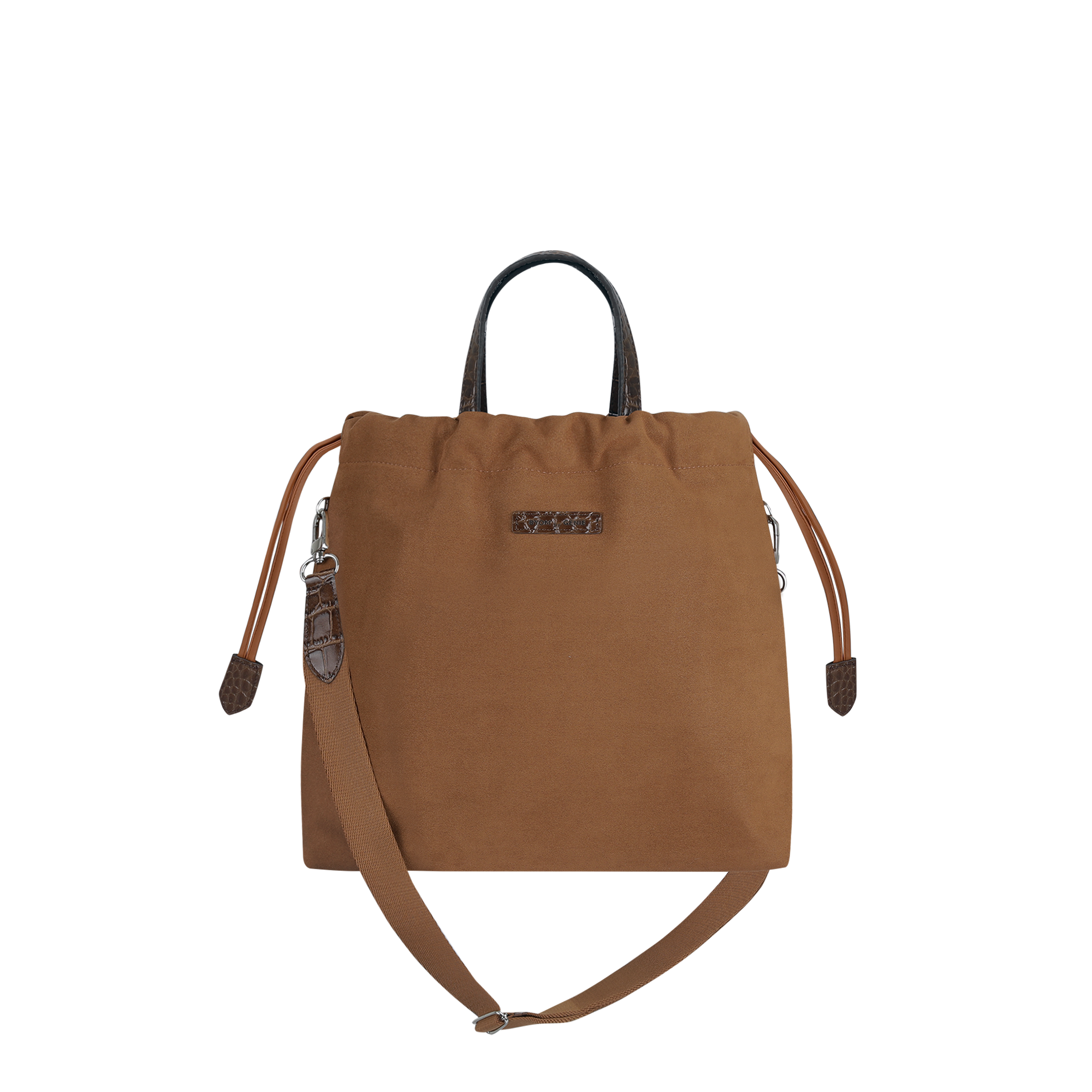 T-ALL BAG _ SUEDE COGNAC _ M